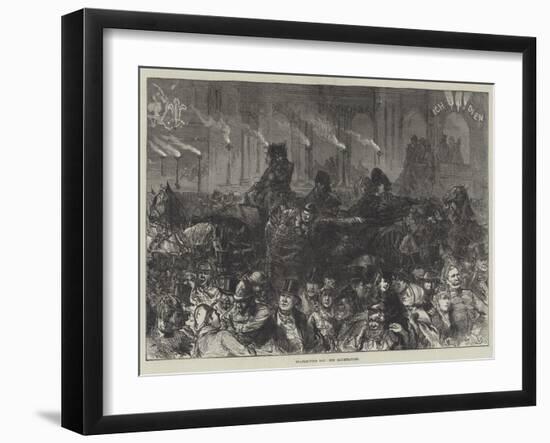 Thanksgiving Day, the Illuminations-Charles Robinson-Framed Giclee Print