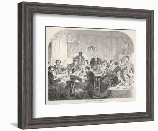 Thanksgiving Dinner-Winslow Homer-Framed Art Print