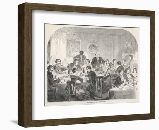 Thanksgiving Dinner-Winslow Homer-Framed Art Print