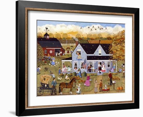 Thanksgiving Eve-Sheila Lee-Framed Giclee Print