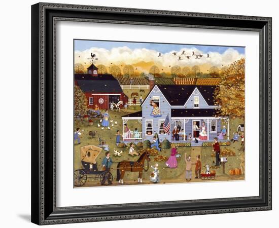 Thanksgiving Eve-Sheila Lee-Framed Giclee Print