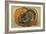 Thanksgiving Greetings with a Turkey and Pumpkin-null-Framed Giclee Print