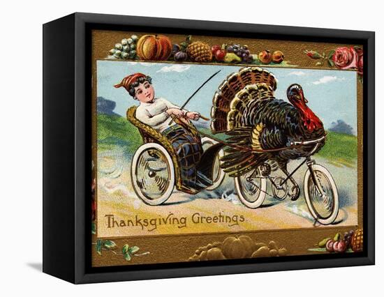 Thanksgiving Greetings-Frances Brundage-Framed Premier Image Canvas