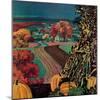 "Thanksgiving Harvest at Night,"November 1, 1945-Francis Chase-Mounted Giclee Print