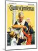 "Thanksgiving Pie," Country Gentleman Cover, November 1, 1930-William Meade Prince-Mounted Giclee Print