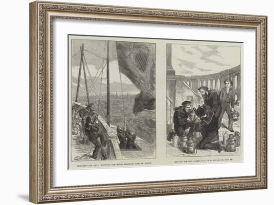 Thanksgiving to Queen Victoria-null-Framed Giclee Print