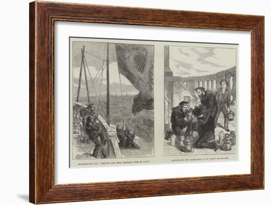 Thanksgiving to Queen Victoria-null-Framed Giclee Print