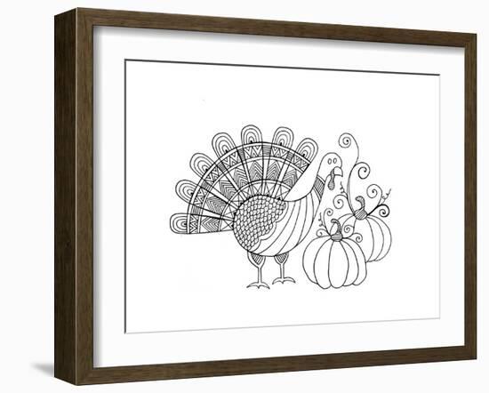 Thanksgiving Turkey-Neeti Goswami-Framed Premium Giclee Print