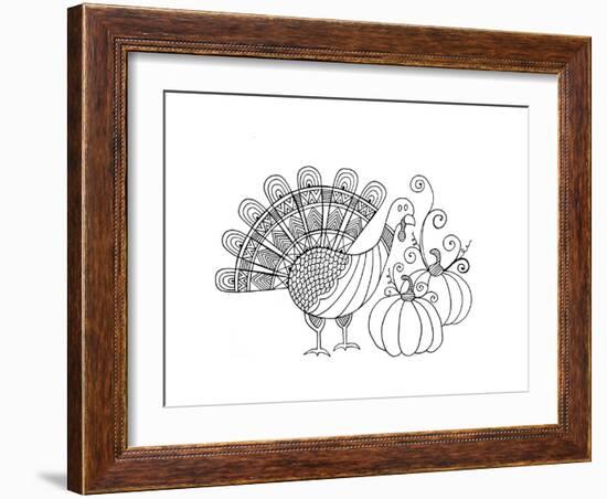 Thanksgiving Turkey-Neeti Goswami-Framed Art Print