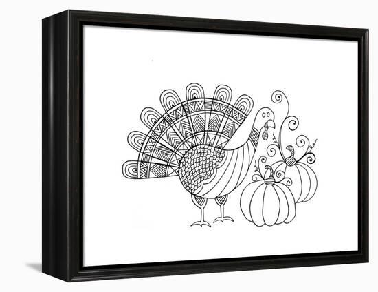 Thanksgiving Turkey-Neeti Goswami-Framed Stretched Canvas