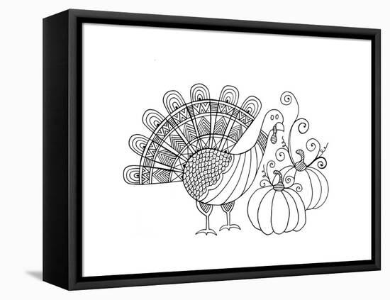 Thanksgiving Turkey-Neeti Goswami-Framed Stretched Canvas