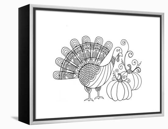 Thanksgiving Turkey-Neeti Goswami-Framed Stretched Canvas