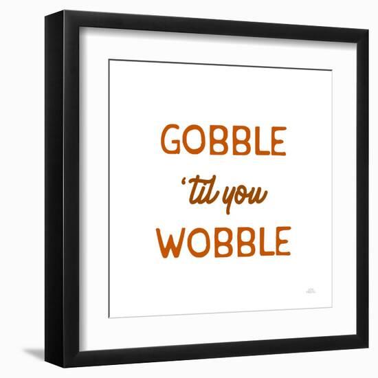 Thanksgiving Typography I-Laura Marshall-Framed Art Print