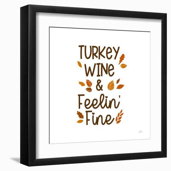 Thanksgiving Typography III-Laura Marshall-Framed Art Print