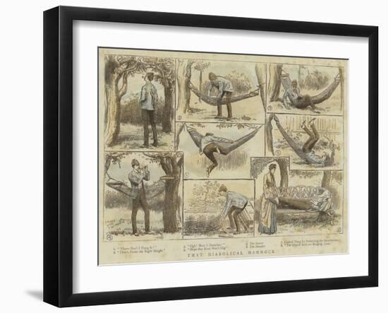 That Diabolical Hammock-null-Framed Giclee Print