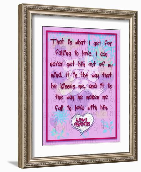 That Is What I Get for Falling in Love-Cathy Cute-Framed Giclee Print