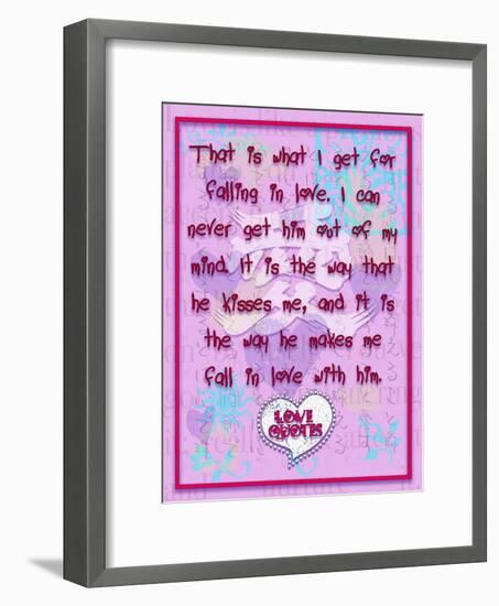 That Is What I Get for Falling in Love-Cathy Cute-Framed Giclee Print