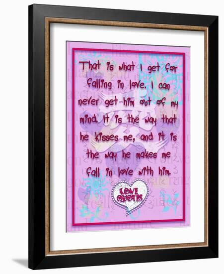 That Is What I Get for Falling in Love-Cathy Cute-Framed Giclee Print