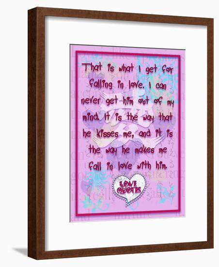 That Is What I Get for Falling in Love-Cathy Cute-Framed Giclee Print