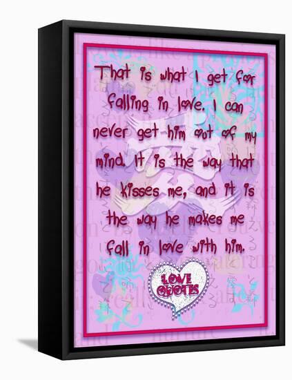 That Is What I Get for Falling in Love-Cathy Cute-Framed Premier Image Canvas