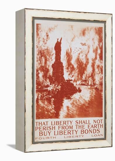 That Liberty Shall Not Perish from the Earth - Buy Liberty Bonds Poster-Joseph Pennell-Framed Premier Image Canvas