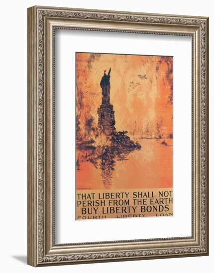 That Liberty Shall Not Perish From The Earth-Joseph Pennell-Framed Premium Giclee Print