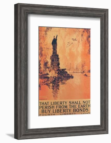 That Liberty Shall Not Perish From The Earth-Joseph Pennell-Framed Premium Giclee Print