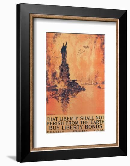 That Liberty Shall Not Perish From The Earth-Joseph Pennell-Framed Premium Giclee Print