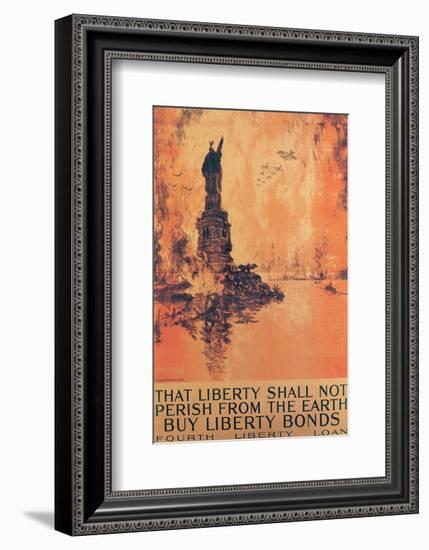 That Liberty Shall Not Perish From The Earth-Joseph Pennell-Framed Premium Giclee Print