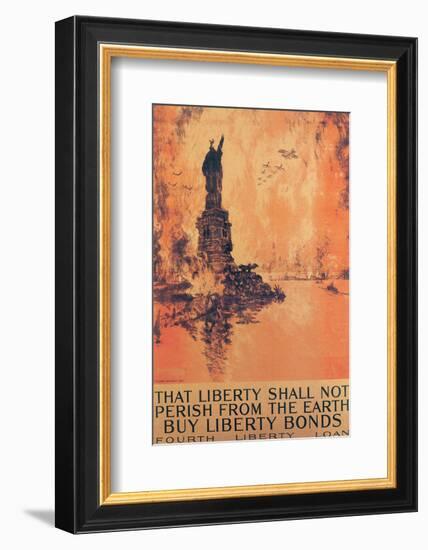 That Liberty Shall Not Perish From The Earth-Joseph Pennell-Framed Premium Giclee Print