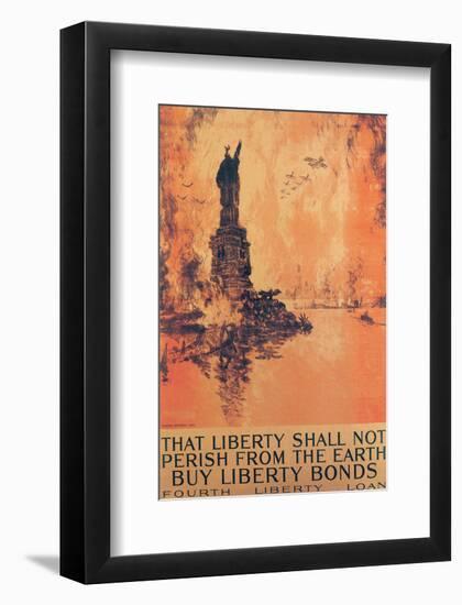 That Liberty Shall Not Perish From The Earth-Joseph Pennell-Framed Premium Giclee Print