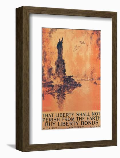 That Liberty Shall Not Perish From The Earth-Joseph Pennell-Framed Premium Giclee Print