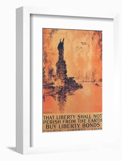 That Liberty Shall Not Perish From The Earth-Joseph Pennell-Framed Premium Giclee Print