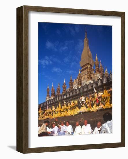 That Luang Celebration, Vientiane, Laos-null-Framed Photographic Print