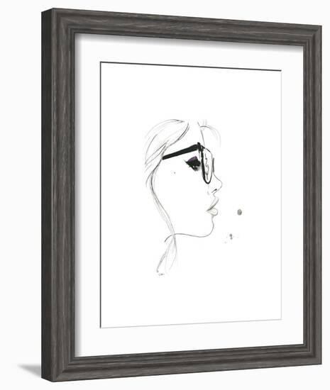 That Nerdy Girl-Jessica Durrant-Framed Art Print