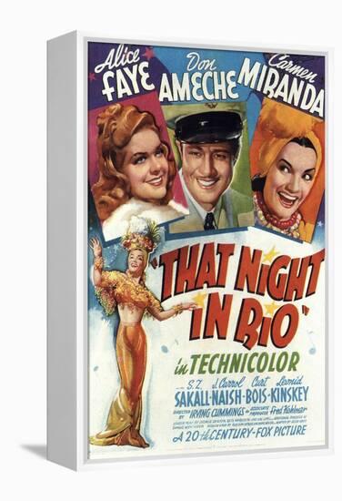 That Night In Rio, Alice Faye, Don Ameche, Carmen Miranda, 1941-null-Framed Stretched Canvas