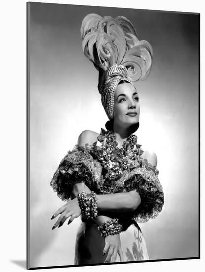 That Night in Rio, Carmen Miranda, 1941-null-Mounted Photo