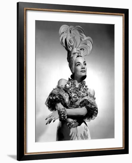 That Night in Rio, Carmen Miranda, 1941-null-Framed Photo