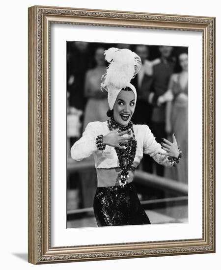 That Night In Rio, Carmen Miranda, 1941-null-Framed Photo