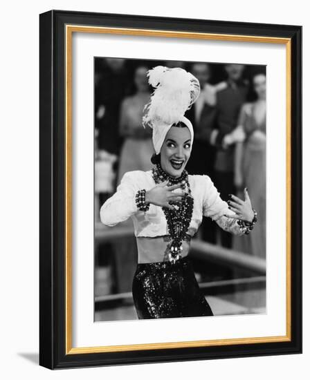 That Night In Rio, Carmen Miranda, 1941-null-Framed Photo