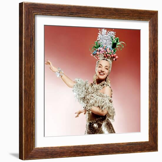 That Night in Rio, Carmen Miranda, 1941-null-Framed Photo