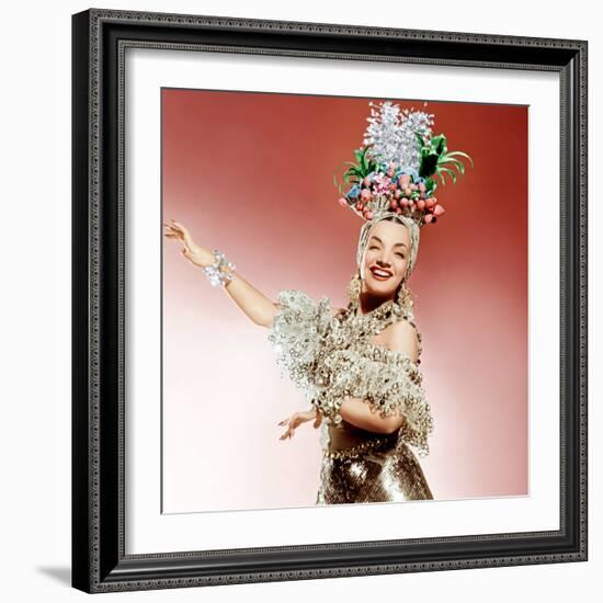 That Night in Rio, Carmen Miranda, 1941-null-Framed Photo