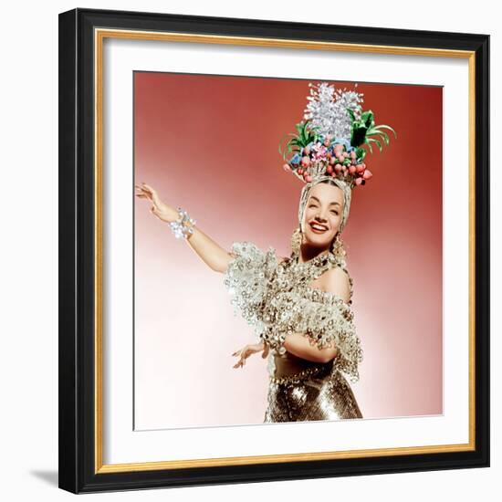 That Night in Rio, Carmen Miranda, 1941-null-Framed Photo