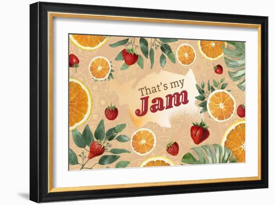 That's My Jam-The Font Diva-Framed Giclee Print