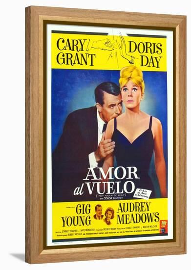 That Touch of Mink, Argentine Movie Poster, 1962-null-Framed Stretched Canvas
