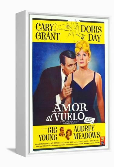 That Touch of Mink, Argentine Movie Poster, 1962-null-Framed Stretched Canvas