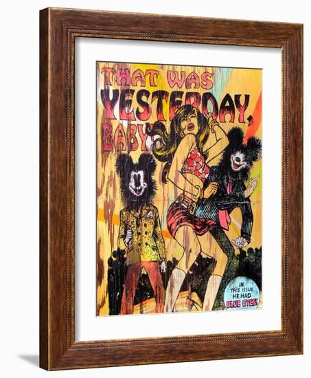 That Was Yesterday Baby-Shark Toof-Framed Art Print