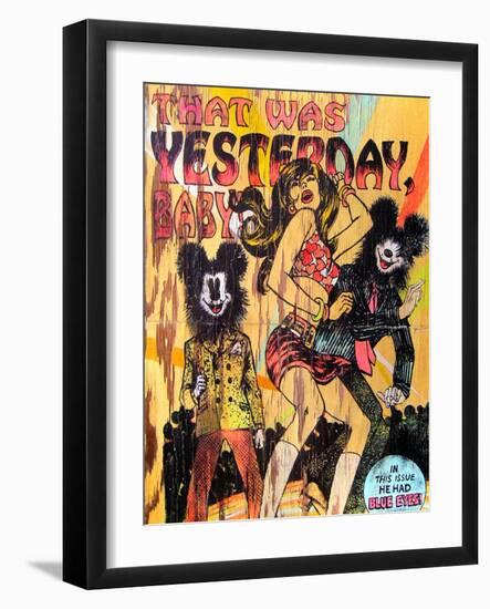 That Was Yesterday Baby-Shark Toof-Framed Art Print