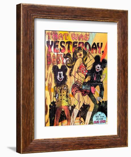 That Was Yesterday Baby-Shark Toof-Framed Art Print