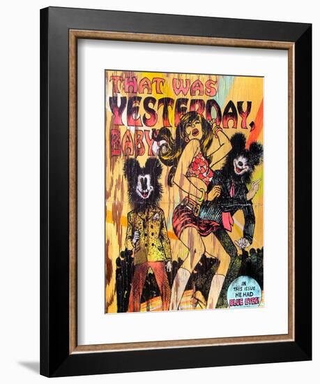 That Was Yesterday Baby-Shark Toof-Framed Art Print